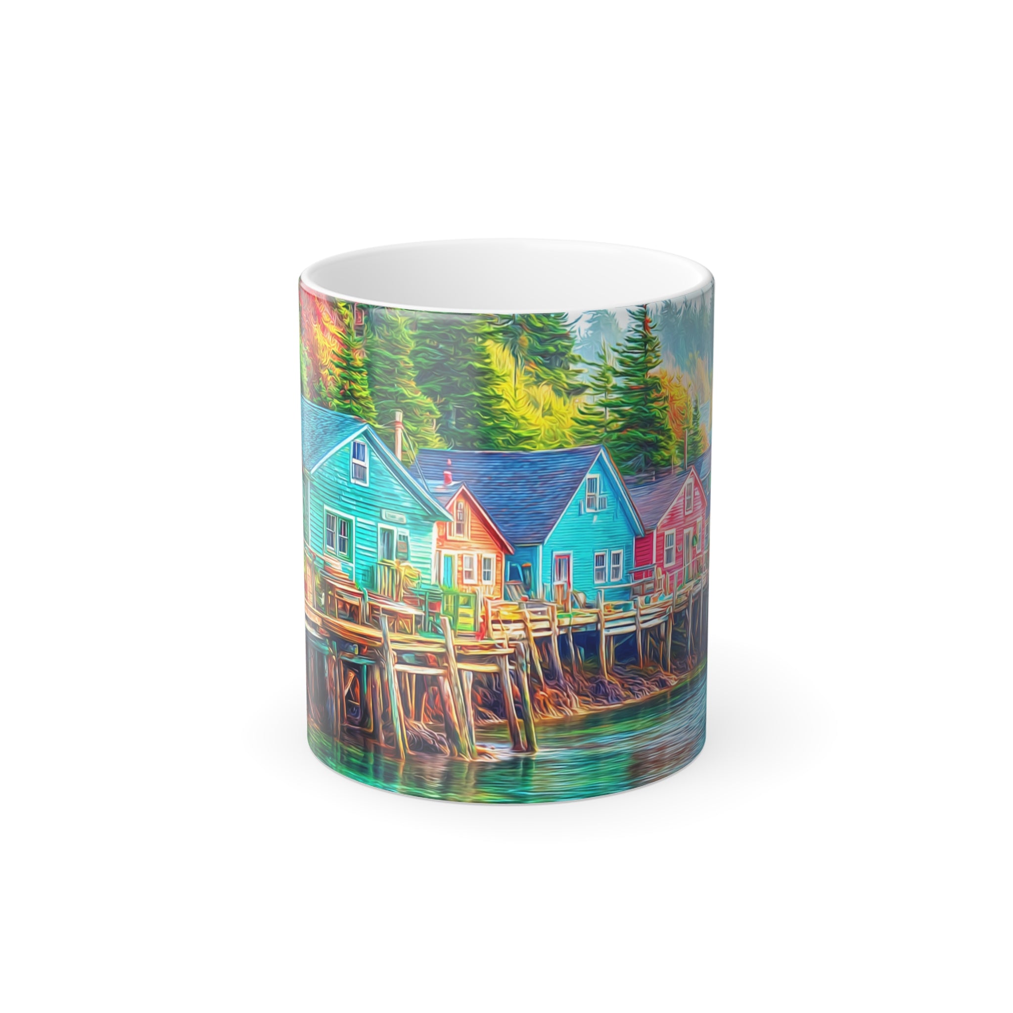 Color-Changing Mug — Harbor Cottages Scenic 11oz