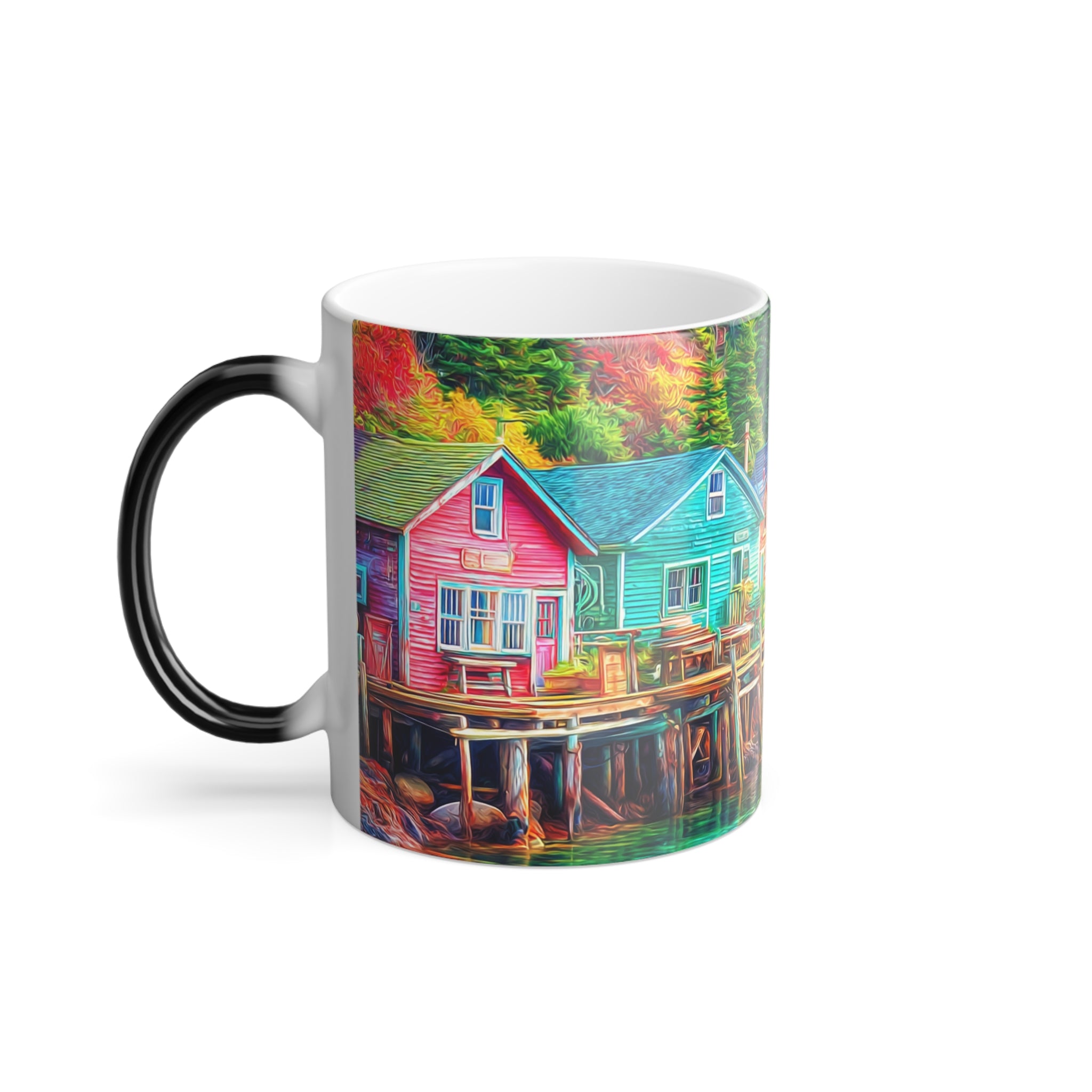 Color-Changing Mug — Harbor Cottages Scenic 11oz