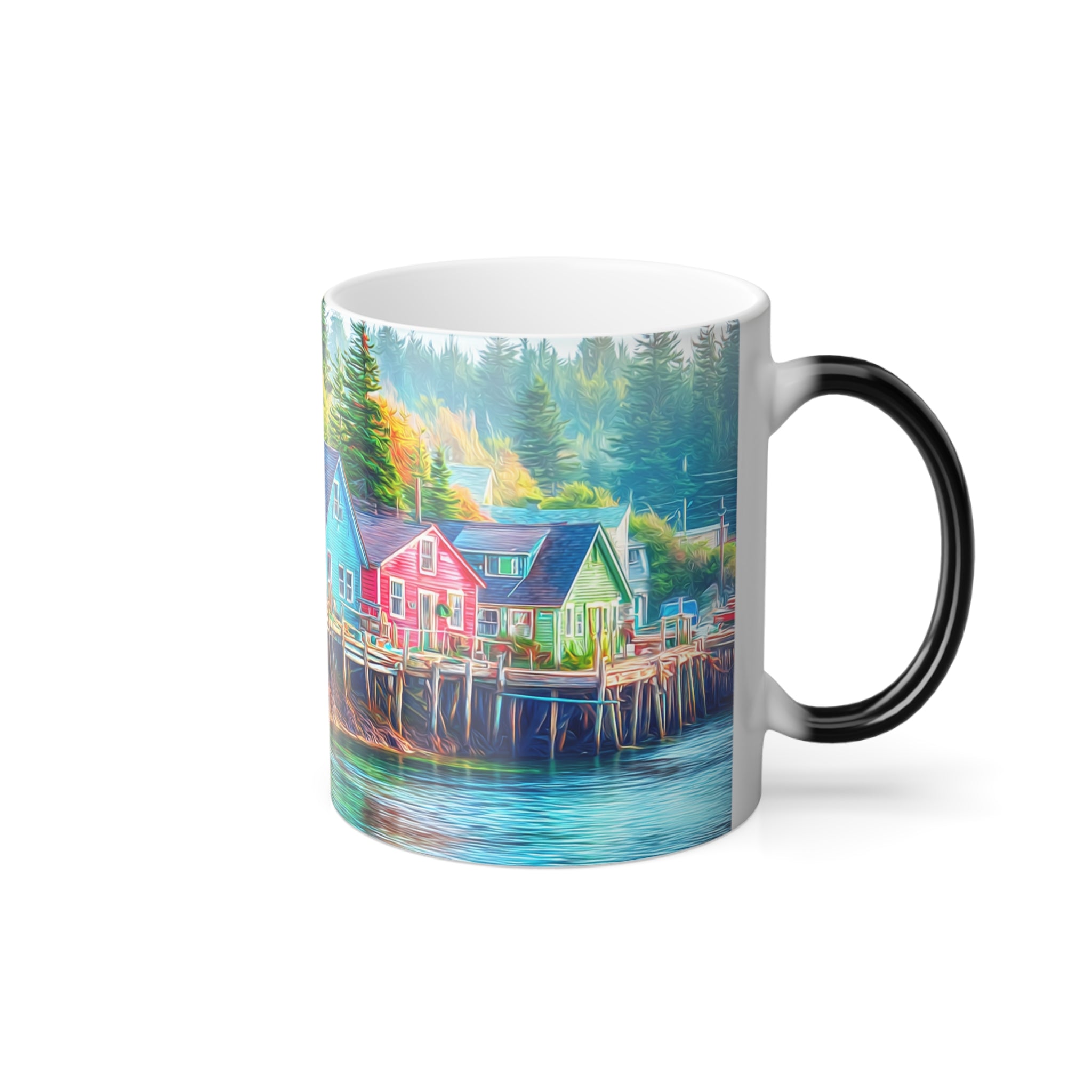 Color-Changing Mug — Harbor Cottages Scenic 11oz